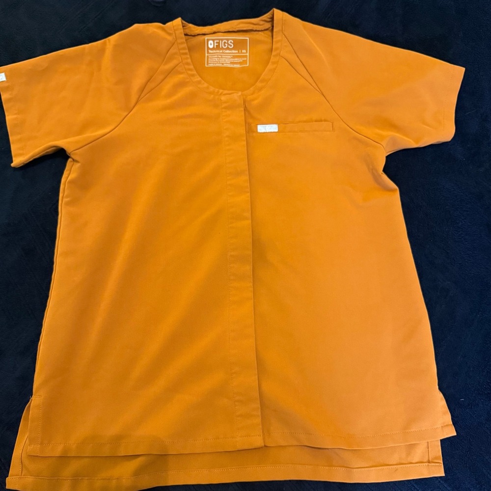 FIGS Casma Scrub Atlantic Falls XS V-Neck Single Pocket FIONx‎ Technical Medical